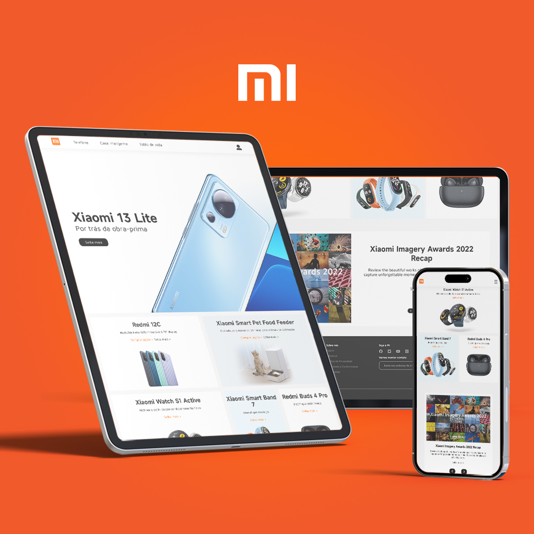 Capa Site Xiaomi